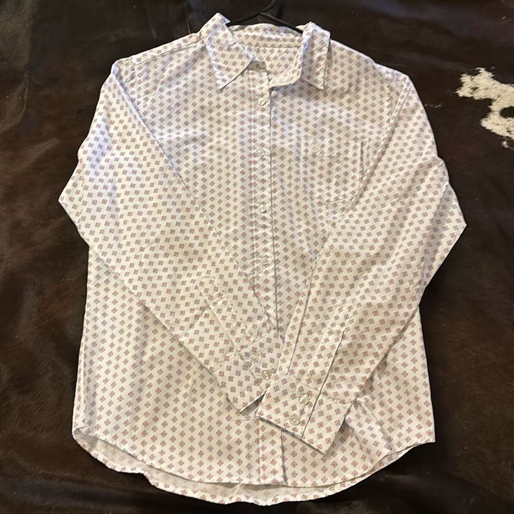 George Strait Wrangle Button Down Worn - image 1